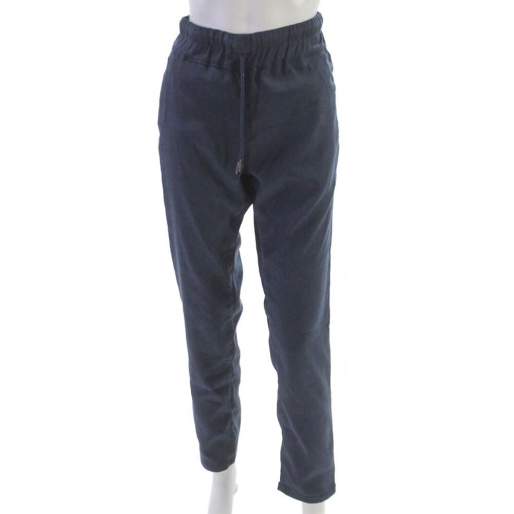 Flog Womens Blue Cotton Jogger Pants Drawstring Size 29